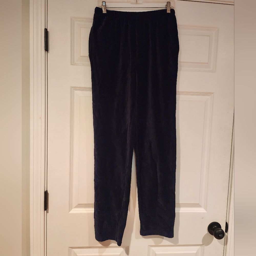 NWT Jennifer Moore ribbed velour sweatpants with pockets M